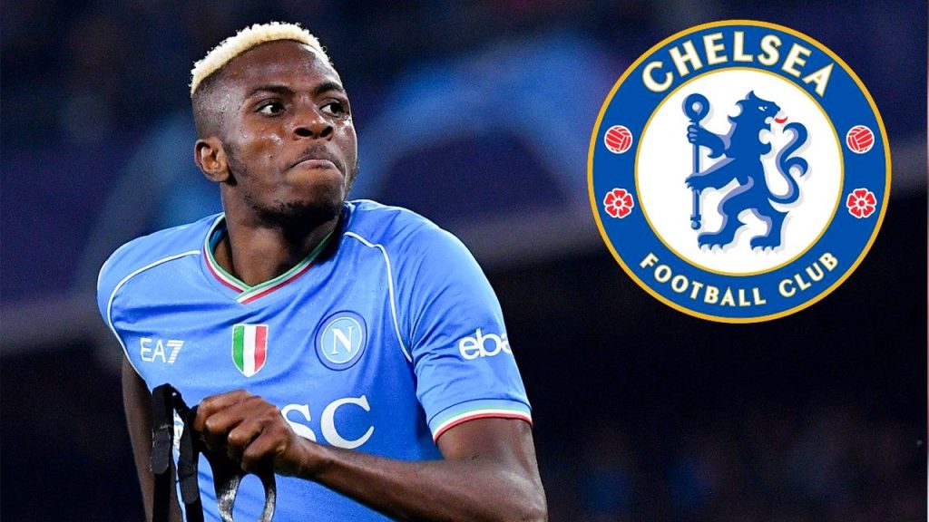 Cầu thủ Victor Osimhen đang được Chelsea săn đón